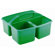 ECR4kids Three Compartment Small Plastic Art Caddy