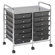 ECR4kids 12-Drawer Double-Wide Mobile Organizer