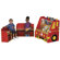 ECR4kids 3-Piece Fire Engine Book Storage Center