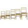 ECR4kids 12" Hardwood Classroom Ladderback Chair