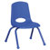 ECR4kids 12" Plastic Stack Chair with Matching Painted Legs