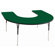 ECR4kids 60" x 66" Horseshoe Adjustable Activity Table