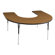 ECR4kids 60" x 66" Horseshoe Adjustable Activity Table