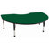 ECR4kids 48'' x 72" Kidney Adjustable Activity Table