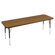 ECR4kids 24" x 72" Rectangular Adjustable Activity Table