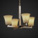 Justice Design Group Modular Clouds 4 Light Chandelier