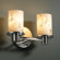 Justice Design Group LumenAria Rondo Two Light Bath Vanity