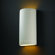 Justice Design Group Ambiance Open Top and Bottom Big Cylinder Outdoor Wall Sconce with Perfs