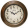 Infinity Instruments Atheneum Wall Clock in Antique Gold