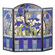Meyda Tiffany Iris 3 Panel Fireplace Screen