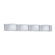 Designers Fountain Newave  Vanity Light in Silver Sand