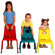 Mahar Creative Mix and Match 10" Plastic Classroom Stacking Chair