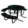 Ultra Play 3-Seat ADA Round Picnic Table with Perforated Pattern