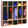 Steffy Wood Products Five Section Locker