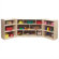 Steffy Wood Products Three-Shelf Mobile Storage Unit