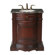 Stufurhome Catherine 30" Single Bathroom Vanity with Baltic Brown Granite Top in Cherry Red