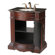 Stufurhome Catherine 30" Single Bathroom Vanity with Baltic Brown Granite Top in Cherry Red