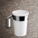 Gedy by Nameeks Karma Wall Mounted Tooth Brush Holder in Bright White and Chrome
