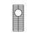 Julien 6" x 16" Electropolished Stainless Steel Grid for Kitchen Sink Bowl