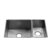 Julien UrbanEdge 7.75" x 14.75" Undermount Stainless Steel Double Bowl Kitchen Sink