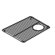 Julien Electropolished Stainless Steel Grid for 19''x16'' Trapezoid Sink Bowl
