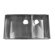 Julien Trapezoid 34.33' x 17.5' Undermount Stainless Steel Double Bowl Kitchen Sink