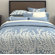 City Scene Branches Duvet Cover in French Blue