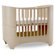 Leander Two Piece Crib Set in White Wash