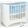 Leander Crib in Walnut with Mattress