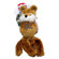 KONG Brown Wubba Friend Dog Toy