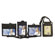 Baumgartens ID Neck Pouch,Horizontal,Adjustable 42" Cord,4"x2-1/4",Black