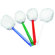 Impact 12" Deluxe Toilet Bowl Mop, Red Plastic