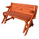 Atlantic Outdoor Convertible Wood Picnic Table and Garden Bench