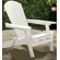 Atlantic Outdoor Painted Simple Adirondack Chair