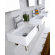 WS Bath Collections Linea 13" x 11.2" Qaurelo Vessel Sink in White
