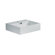 WS Bath Collections Linea 19.7" x 16.5" Quarelo Vessel Sink in White