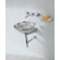 WS Bath Collections Linea Albio Bathroom Sink in Stainless Steel