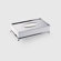 WS Bath Collections Complements 10.2" x 5.5" Salomonic Tissue Box in Polished Chrome