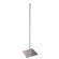 WS Bath Collections Complements 35.6" x 9.1" Rampin Assessory Stand in Polished Chrome
