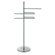 WS Bath Collections Complements 35.6" x 10.8" Rampin Towel Stand in Polished Chrome