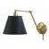 House of Troy Library Lamp in Weathered Brass