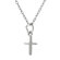 Skyline Silver Sterling Silver Childrens Cross Necklace