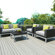 dCOR design Beach Grove 5 Piece Sectional Deep Seating Group with Cushions