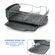Polder Advantage Dish Rack without Mat in Gray
