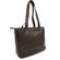Piel Leather Women's Laptop Shopping Tote in Chocolate