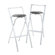 New Spec Inc Folding Stool-G29 Folding Barstool (Set of 2)