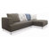 New Spec Inc Blossom Right Fabric Sectional