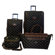 American Flyer Fleur De Lis 4 Piece Luggage Set