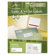 Maco Tag & Label Recycled Laser and InkJet Labels, 1 x 2 5/8, White, 750/Box