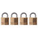 Master Lock Company Padlock in Brass (Set of 4)